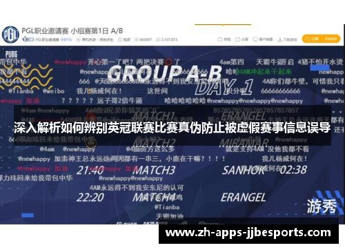 深入解析如何辨别英冠联赛比赛真伪防止被虚假赛事信息误导 深入解析如何辨别英冠联赛比赛真伪防止被虚假赛事信息误导